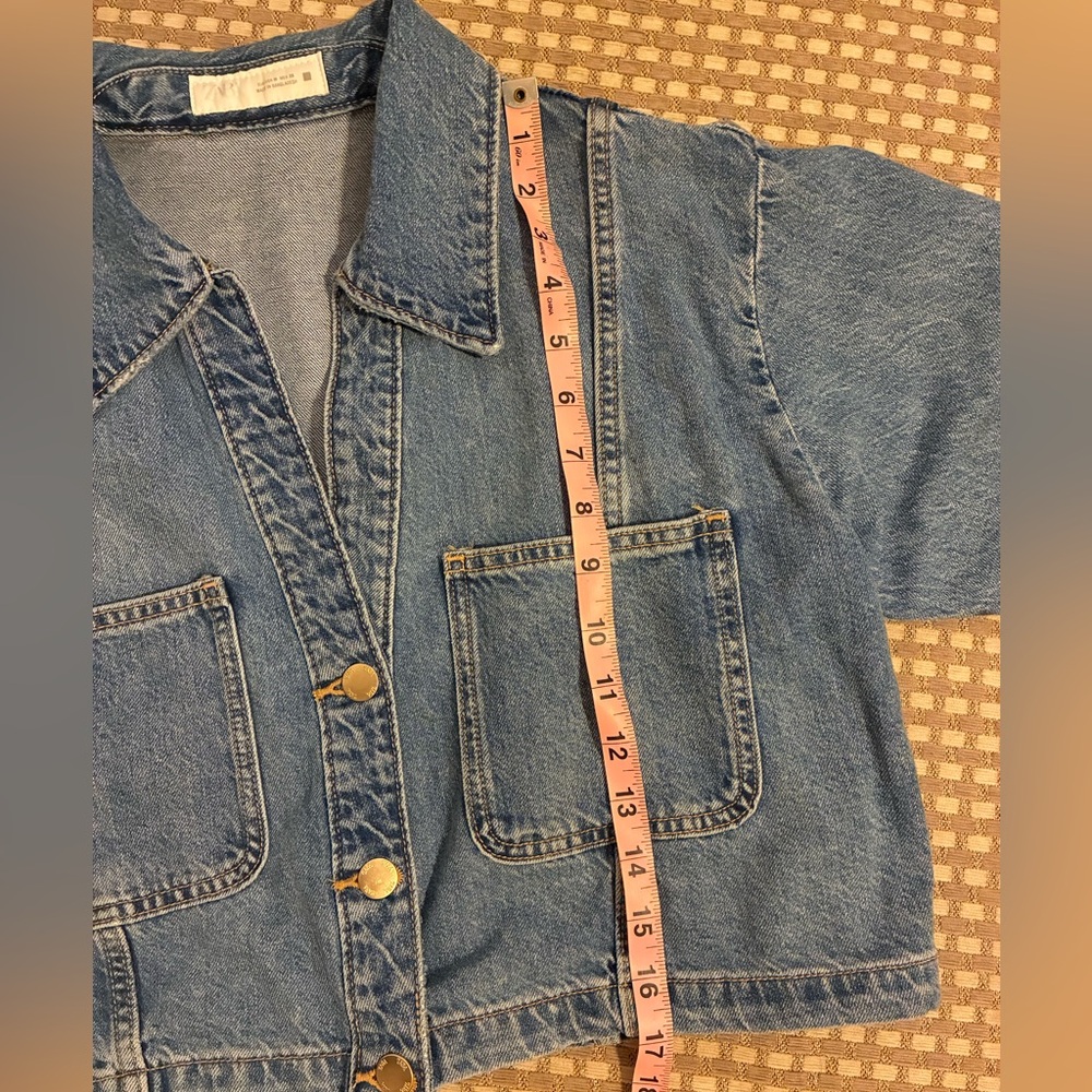 Zara denim top- worn once! - Picture 8 of 8